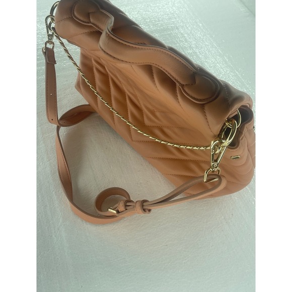 A New Day Quilted Crossbody Bag Convertible Shoulder Bag Chain Strap - Picture 2 of 5